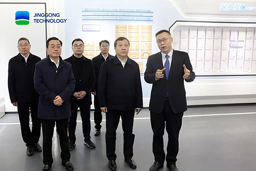 浙江省政协主席廉毅敏一行调研精工科技