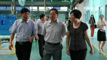 淮北市牛市长一行考察精功科技