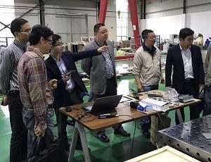 浙江机电职业技术学院丁金昌院长一行调研精功机器人