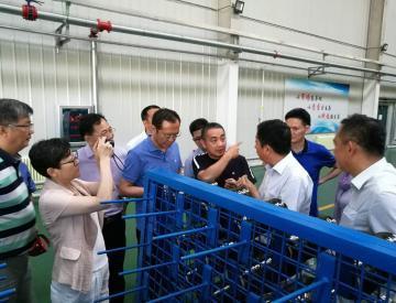 浙江省质监局党委书记杨烨一行调研吉林精功碳纤维产业